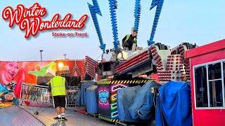 Funfair Ride Build Up Video - James Danter's EXTREME - Winter Wonderland Stoke