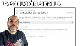 ¿PROBLEMAS con el SIMULADOR de JUBILACIÓN? La alternativa de SEGURIDAD SOCIAL para TU PENSIÓN