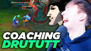 LS | DRUTUTT TERRORIZING EUW CHALLENGER | BEST OF COACHING DRUTUTT #2