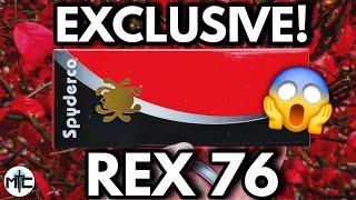 A NEW Exclusive Spyderco In A Steel I've NEVER Heard Of? What Is "REX 76"?