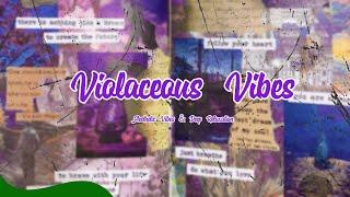 ASMR Violaceous Scrapbook | Aesthetic Vibes & Deep Relaxation  #papertherapy