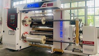 Zontai double turret high speed slitting rewinding machine