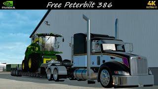 *Free Peterbilt 386* John Deere 8600 Haul McCook to Burlington *JBX2/TAA Combo* ATS PC 4K 1.53