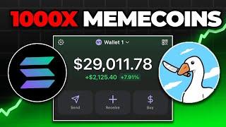 I Found 5 Solana Memecoins That Can 1000x (Meme Coins To Buy Now)