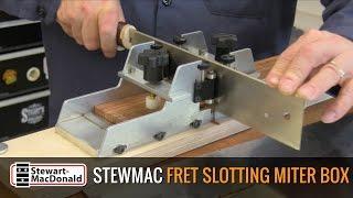 StewMac Fret Slotting Miter Box