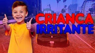 IRRITANDO JOGADORES NO GTA V: Criança Irritante!