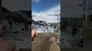 Omaha Beach 1944 Then and Now! #omaha #dday #normandy #normandie #france #beach