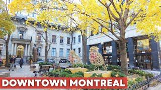 Experience the Vibrant Streets of Downtown Montreal | 4K Virtual Tour #montreal