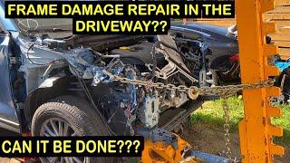 Frame Repair in the Driveway with Great Results? Let's find out !!