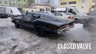 Buick Riviera 1973 7.5l • exhaust sound • active mufflers • Bee Faster 3 City