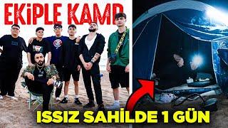 EKİPLE ISSIZ SAHİLDE BİR GECE GEÇİRDİK!! (YILLARDIR BEKLENEN KAMP VİDEOSU)