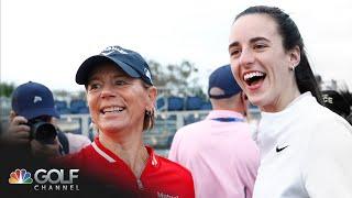 Caitlin Clark 'larger than life' among legends at The Annika pro-am | Golf Channel