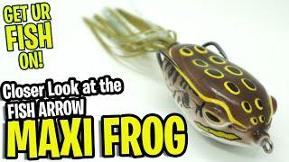 The Next GREAT Hollow Body Bass Fishing Frog? Fish Arrow Maxi Frog