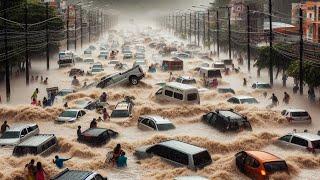 Chaos in Italy ! Giarre, Catania Sott’acqua: Il Maltempo Causa Gravi alluvione in Sicilia