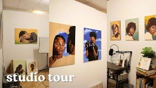 New art studio, studio tour