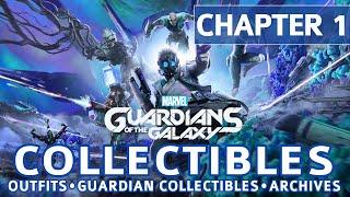 Guardians of the Galaxy - Chapter 1 All Collectible Locations (Outfits, Archives, Guardian Items)