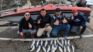 Pescando con el radio y @palillochacon en castaic Lake