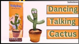 Dancing Singing cactus toy review in Hindi||Singing dancing recording Cactus||TechnoSangs