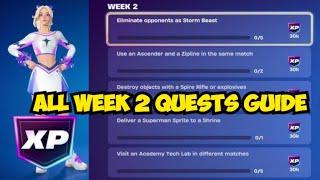 Fortnite Complete All WEEK 2 Quests - How to EASILY Complete WEEK 2 Challenges in Chapter 6 Season 3