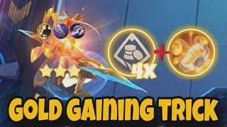 GOLD HACK !! CHOU SKILL 1 WITH NORTHERN ADVENTURE | MAGIC CHESS MLBB