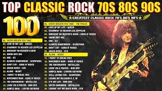 Guns N' Roses, Bon Jovi, Metallica, ACDC, U2, Queen, Aerosmith | Classic Rock 70s 80s 90s Full Album