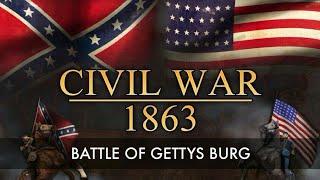 The Battle of Gettysburg - American Civil War. - Full Documentary