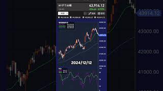 NYダウ平均株価 2024/12/12