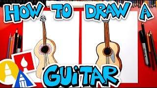 How To Draw A Guitar