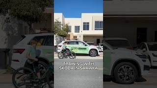 Training for L’Etape Dubai: Gravel Ride in Shawka with ŠKODA Kodiaq Support