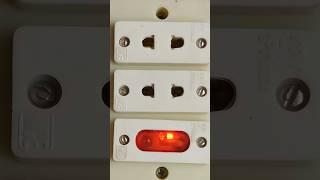 2 socket 1 indicator connection #shorts #short #shortvideo  #electrical #electric #diy #wiring