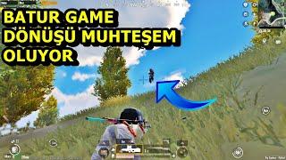 BATUR GAME'NİN DÖNÜŞÜ MUHTEŞEM OLUYOR ! SOLO SQUAD PUBG MOBİLE