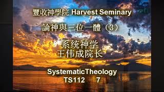 TS112   7 系统神学 1 Systematic Theology 1 王伟成院长 讲道解经 豐收神學院