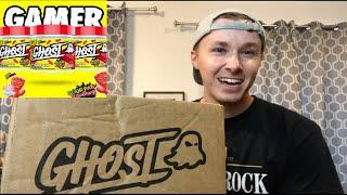 GHOST GAMER NOOTROPIC SUPPLEMENT UNBOXING AND REVIEW | FIRST TASTE OF REDBERRY SOUR PATCH FLAVOR!!