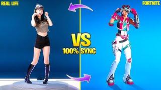 FORTNITE DANCES IN REAL LIFE (No Tears, Shimmy Wiggle, Tiktok and Icon Series Dances)