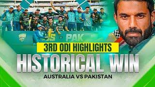 Australia vs Pakistan | 3rd ODI | Full Match Highlights