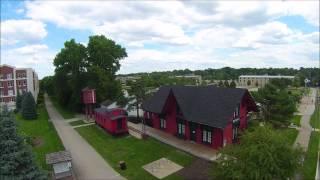 Fox Valley aerial imagery with Yuneec Q500 at the Depot Museum