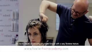 HAIR TUTORIAL | THE MODEL - GRADUATION WITH A LINE | Fowler Hair Academy