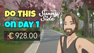 Do this now! for Easy Money in SunnySide (Day 1 Secret Tip)