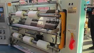 Superior Quality Polyester films Cutting Slitting Rewinder with Supported System