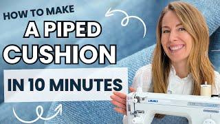 How to make a Piped Cushion