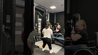 What goes down on a Wednesday #athlete #benchpress #foryou #fypviral #paralympics #training