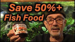 TANK TIP:  Save 50% at a Minimum on your Aquarium Fish Food with Very Simple Change!