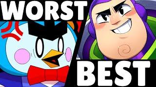 (V43) The BEST & WORST Brawlers of 2025 | Pro Tier List!