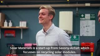 Saxony-Anhalt's success story: Solar Materials - Recycling for the future