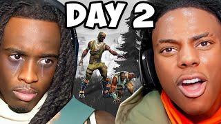 We Played Fortnite Until We Won.. DAY 2