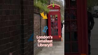 London’s smallest library  #review #travel #london