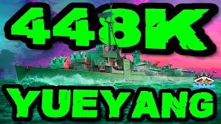 Yueyang Platz 1. Weltrekord!!! 448K DMG im "400K Club" ️ in World of Warships  #worldofwarships