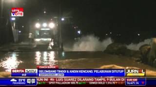 Cuaca Buruk Melanda, Pelabuhan Penyeberangan Ketapang Ditutup