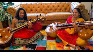 Garuda Gamana Tava | Maha Vishnu Stotram | Veena Duet Instrumental | Shreya Ramaswamy & Veena Vittal