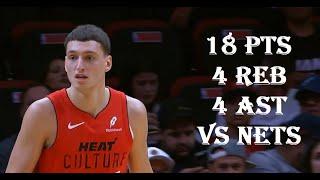 Nikola Jovic 18 Pts 4 Reb 4 Ast Brooklyn Nets vs Miami Heat HIGHLIGHTS